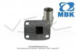 Pipe d'admission (Tubulure) coude - ext.19mm / int.14mm - Origine MBK - pour Mobylette Motobcane / MBK 51 (AV10)
