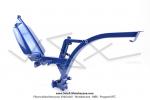 Cadre (Chssis) Bleu avec rservoir 5 Litres pour Peugeot 103 MVL (Phase 2) et VOGUE 2