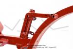 Cadre (Chssis) Rouge avec rservoir 5 Litres pour Peugeot 103 SPX Version Suisse