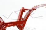 Cadre (Chssis) Rouge avec rservoir 5 Litres pour Peugeot 103 SPX Version Suisse