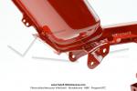 Cadre (Chssis) Rouge avec rservoir 5 Litres pour Peugeot 103 SPX Version Suisse