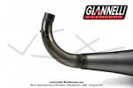 Pot d'chappement Giannelli Black Gun - Verni - Cartouche Alu pour Peugeot 103 SPX / RCX