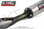 Pot d'chappement Giannelli Black Gun - Verni - Cartouche Alu pour Peugeot 103 SPX / RCX