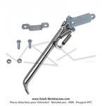 Bquille latrale chrome - lisse - 340mm - pour Peugeot 103 SPX / RCX