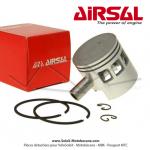 Piston Airsal 46 - Bi-segments - pour Peugeot 103 SP LC / SPX LC/ RCX LC / XP LC Liquide H2O