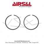 Segments Airsal 45 pour Mobylette Motobcane MBK 88 / 40 / 50 (AV7) (la paire)