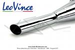 Pot d'chappement Cobra LeoVince - Chrom Biseaut - pour Mobylette Motobcane / MBK 51 Daytona Cruiser (AV10)