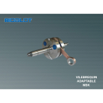 Vilebrequin (Embiellage) - Bidalot - Soie de 16mm - pour Mobylette Motobcane / MBK 51 / 88 (AV7 / AV10)