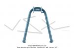 Bquille centrale Bleue - TRANSVAL - pour Mobylette Motobcane / MBK 881