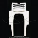 Grille de capotage de fourche blanche pour Peugeot 103 MVL / Vogue