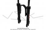 Fourche hydraulique aluminium EBR avec stabilisateurs Extra-fort + Rglage de tension des ressorts pour Mobylette Motobcane / MBK 51 / Peugeot 103