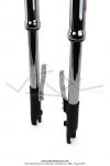 Fourche inverse - Chrome - 30mm - Comptition pour Peugeot 103 / Mobylette Motobcane / MBK 51