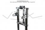 Fourche inverse - Chrome - 30mm - Comptition pour Peugeot 103 / Mobylette Motobcane / MBK 51
