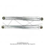 Amortisseurs lisses - 320mm - Chroms - pour Peugeot 103 SP / MVL / Vogue / MBK 51 (la paire)