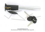 Antivol (Barre) de bras oscillant - Long - avec manchon plastique - pour Peugeot 103 SP / MVL / Vogue / SPX / RCX (...)