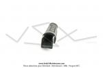 Cale-pied droit (nu) - repliable - avec caoutchouc pour Mobylette MBK 51 Hard-Rock / Swing / Sport / Magnum (...)