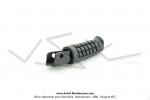 Cale-pied droit (nu) - repliable - avec caoutchouc pour Mobylette MBK 51 Hard-Rock / Swing / Sport / Magnum (...)
