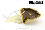 Dessus de selle  J.Reydel  - Modle troit - Jaune Moutarde - Mobylette