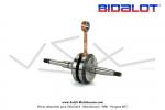 Vilebrequin (Embiellage) BIDALOT adaptable - Petit cne (lectronique) - pour Peugeot 103 SPX / RCX / MVX / SPECTRUM / CLIP / FUN