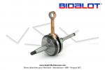 Vilebrequin (Embiellage) BIDALOT adaptable - Petit cne lectronique - pour Peugeot 103 SP / MV / MVL (...)
