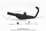 Pot d'chappement droit Polini Country pour Mobylette Motobcane / MBK 51 (AV10) (Non homologu / Interdit sur voie publique / Rserv  la comptition sur terrain priv)