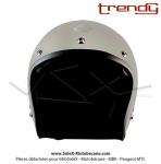Casque Blanc Crme Nacr - Trendy T-102 - Taille L