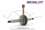 Vilebrequin (Embiellage) BIDALOT Racing - G1A / G2A - Course 39,1mm - pour Peugeot 103 (Article non homologu / Interdit sur voie publique / Rserv  un usage comptition sur voie prive telle que circuit)