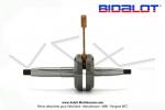 Vilebrequin (Embiellage) BIDALOT Racing - G1A / G2A - Course 39,1mm - pour Peugeot 103 (Article non homologu / Interdit sur voie publique / Rserv  un usage comptition sur voie prive telle que circuit)