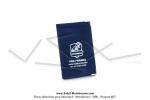 Porte-carte grise - Sudine Bleue - Impression Argent - Peugeot + VSX FRANCE