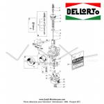 Carburateur Dell'Orto PHBG 19 DS - Racing - Black Edition (Montage Souple / Starter  cble) - 2 temps (02695)