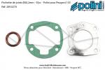 Pochette de joints 40,2mm - 50cc - Polini pour Peugeot 103 / Fox / Honda Wallaroo