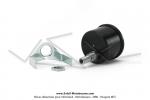 Compteur de vitesse rond - 48mm - 60km/h - carr de 2.6mm - contour noir - pour SoleX / Mobylette Motobcane Motoconfort MBK Peugeot