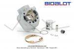 Cylindre / Piston (Kit) BIDALOT Racing Replica - 39mm - 50cc -  refroidissement liquide Lc H2O - pour Mobylette Motobcane / MBK 51 (AV10)