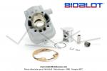 Cylindre / Piston (Kit) BIDALOT Racing Replica - 39mm - 50cc -  refroidissement liquide Lc H2O - pour Mobylette Motobcane / MBK 51 (AV10)