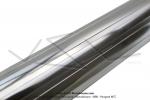 Amortisseurs arrires cannels - Alu poli miroir - Lg. 276.5mm - pour Mobylette Motobcane Motoconfort MBK 88 / 85 (la paire)