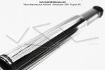 Amortisseurs arrires cannels - Alu poli miroir - Lg. 276.5mm - pour Mobylette Motobcane Motoconfort MBK 88 / 85 (la paire)