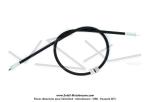 Cble de transmission de compteur CEV - Lg. 660mm - Carr 2mm pour Mobylettes MBK 51 Magnum Racing MR1 / Magnum Racing XR / Passion / Evasion