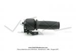 Poigne de gaz complte - avec dcompresseur - revtement  4 facettes - pour Mobylette MBK 51V / Passion / Evasion