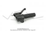 Poigne de gaz complte - avec dcompresseur - revtement  facettes - pour Peugeot 103