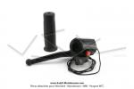Poigne de frein gauche complte avec starter - bouton coupe-circuit - revtement  facettes - pour Peugeot 103