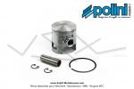 Piston Polini  Luxe  46mm - 70cc - Mono-segment Chrom - Lettre  A  - pour Peugeot 103 SP / MVL / SPX / RCX (Article non homologu / Interdit sur voie publique / Rserv  un usage comptition sur voie prive telle que circuit)