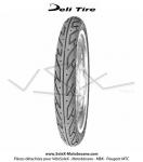 Pneu 2 1/4 x 17 (2.25-17) TT - DELI  S-215  - 28J pour Mobylettes Motobcane / MBK 51 / Peugeot 103