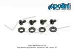 Visserie de fixation des clapets + pipe d'admission Polini pour Peugeot 103 SP / MVL