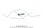 Vis de fixation d'enjoliveur chrom de rservoir  monogramme longs - M3x0.5 - Lg.11,7mm - pour Mobylette Motobcane et Motoconfort (x1pc)