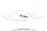 Vis de fixation d'enjoliveur chrom de rservoir  monogramme longs - M3x0.5 - Lg.11,7mm - pour Mobylette Motobcane et Motoconfort (x1pc)