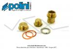 Raccords et bouchons de kit Polini pour Peugeot 103 SP / SPX / RCX H2O Lc Liquide