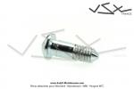Vis de fixation de monogrammes longs de rservoir - M3x0,5 - Lg. 8,8mm - pour Mobylette Motobcane / Motoconfort (x1pc)