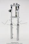 Fourche Aluminium - Grise - Frein  tambour - 30mm - EBR - pour Peugeot 103 / Mobylette Motobcane / MBK 51