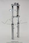 Fourche Aluminium - Grise - Frein  tambour - 30mm - EBR - pour Peugeot 103 / Mobylette Motobcane / MBK 51