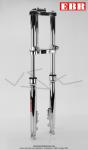 Fourche chrome EBR pour Peugeot 103 SPX / RCX  roues de 16 